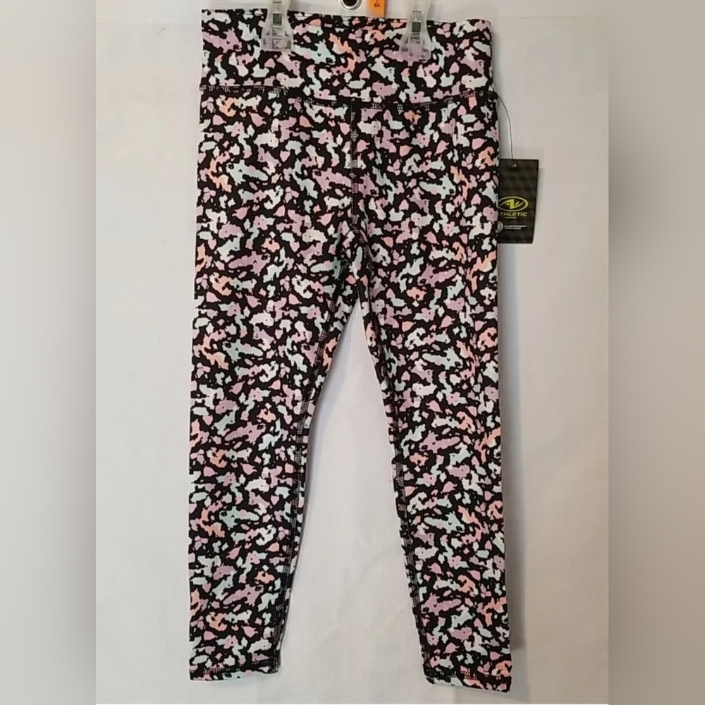 NWT Athletic Works Girl's Active Core Legging, Size 6-6x Small